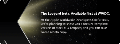 Copias de Mac OS X Leopard Beta para los asistentes a la WWDC