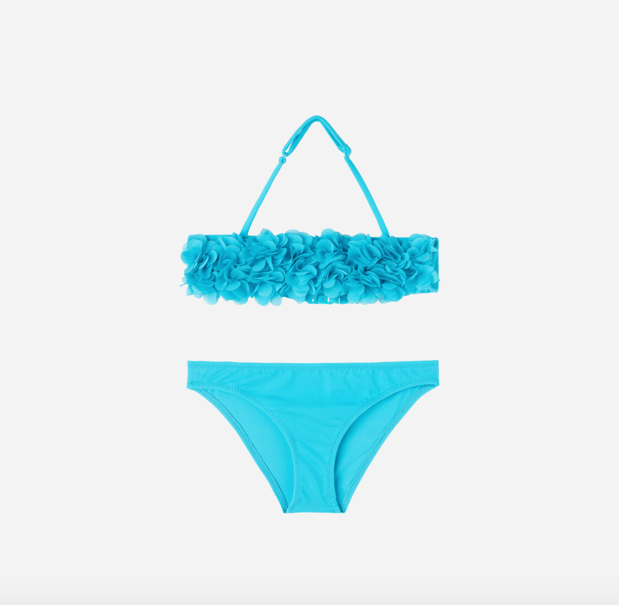 Bikini azul turquesa para niña