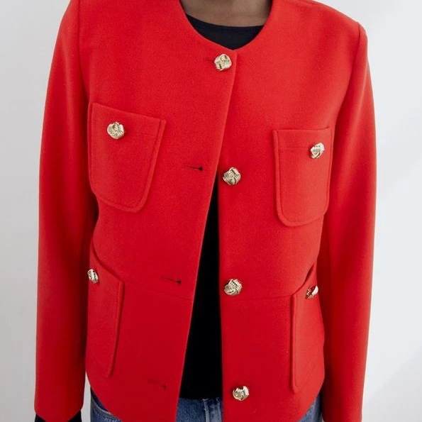 Chaqueta soft botones
