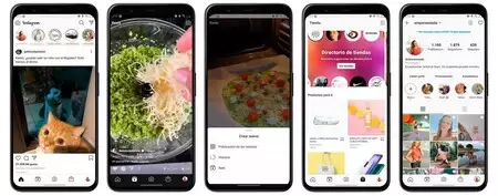 新しい Instagram インターフェース