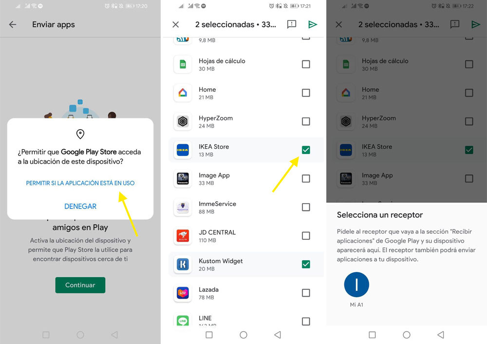 Cómo enviar apps a un móvil cercano y sin conexión a Internet, con ...