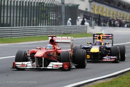 Fernando Alonso en el Gp de Hungría de F1 de 2011