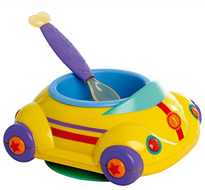 Coche-bol para la comida del bebé