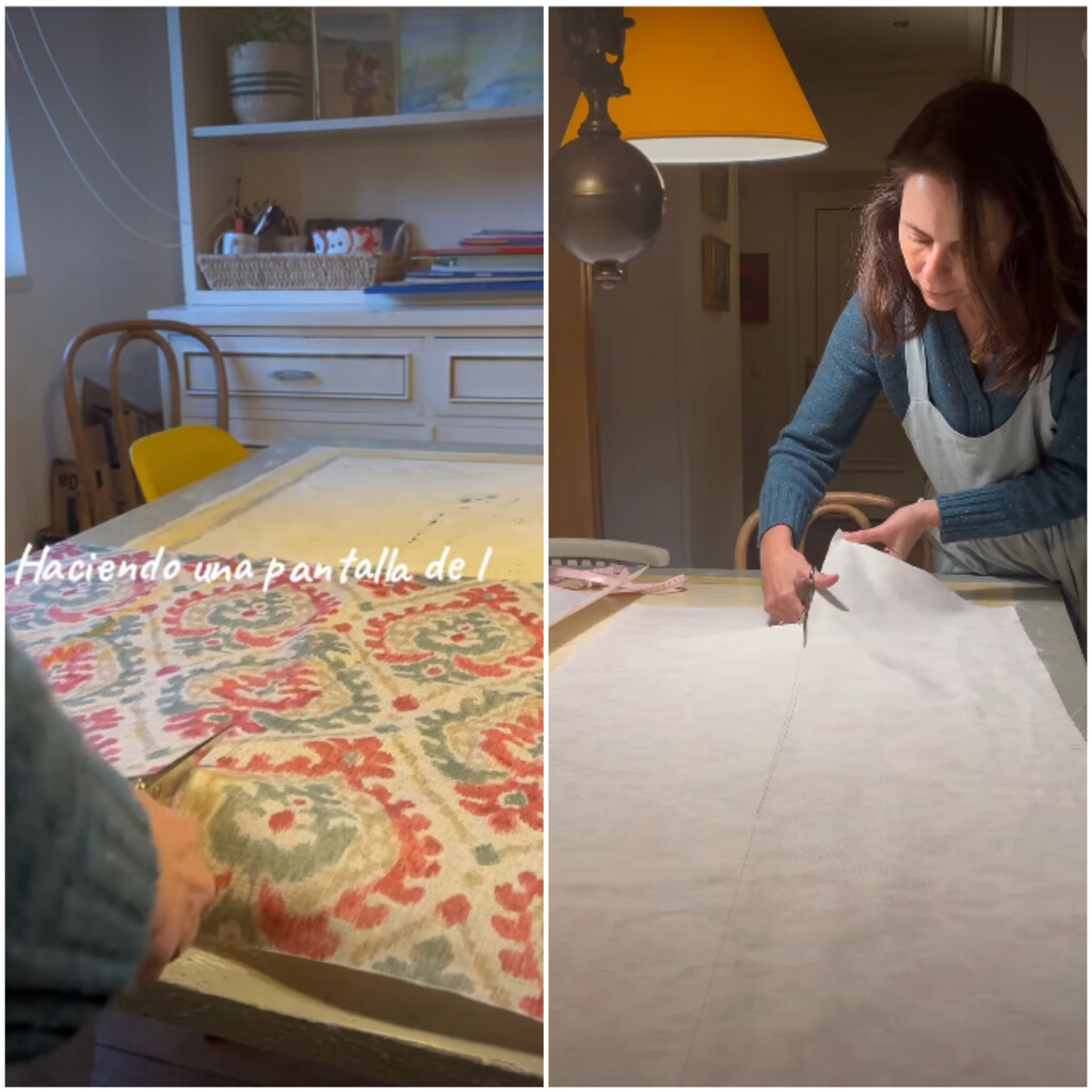 No lo sabía, pero reutilizando retales viejos que tenemos en casa podemos hacer estas lámparas personalizadas