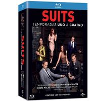 Las cuatro primeras temporadas de Suits en BluRay por 50 euros en Amazon