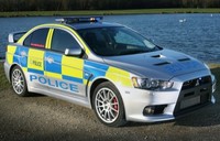 Mitsubishi Lancer EVO X para la policía inglesa
