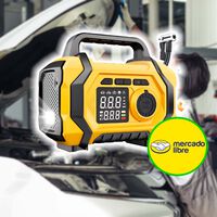 Power Bank, compresor de aire y arrancador de batería para auto. Tres en uno por solo 678 pesos  