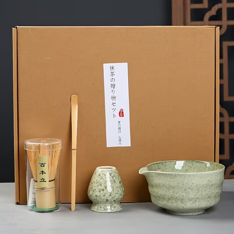 Set de Matcha Premium de 4 piezas