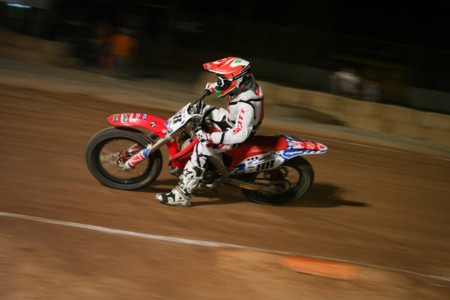 Nico Terol Flat Track Valencia 2016