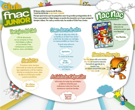 Fnac y el club Fnac Junior para niños de hasta 12 años