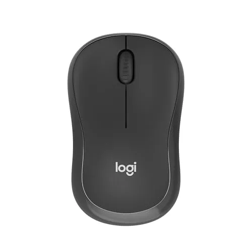 Logitech M240 Silencioso Bluetooth Ratón, inalámbrico, Compacto, portátil, Seguimiento Suave, batería 18 Meses, Windows, macOS, ChromeOS, Compatible con PC, Mac, laptops, Tablets - Grafito