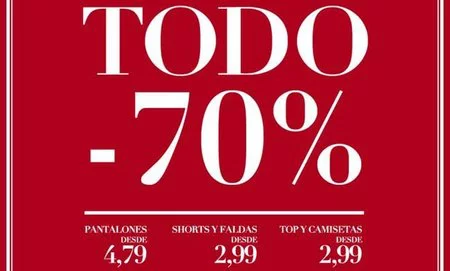 Blanco pone toda la tienda al 70%
