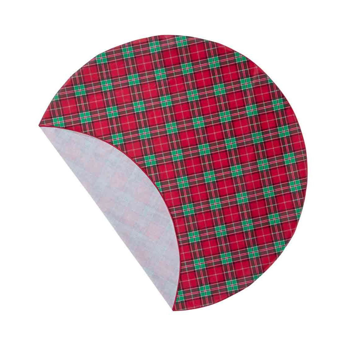 Mantel navideño redondo