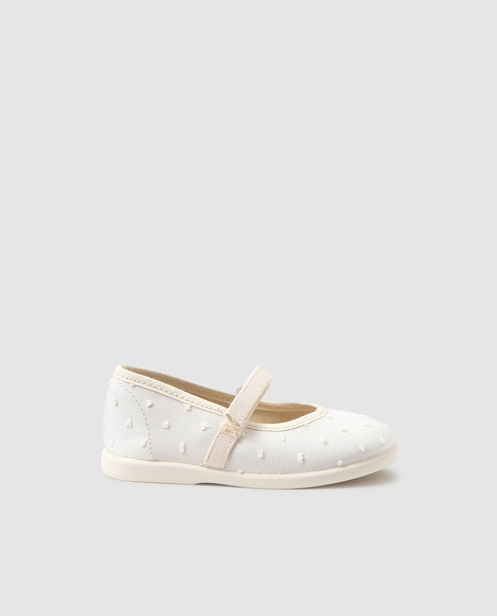 OTS
ZAPATILLAS LONA DE BEBÉ NIÑA BEIGE CON CIERRE ADHERENTE
