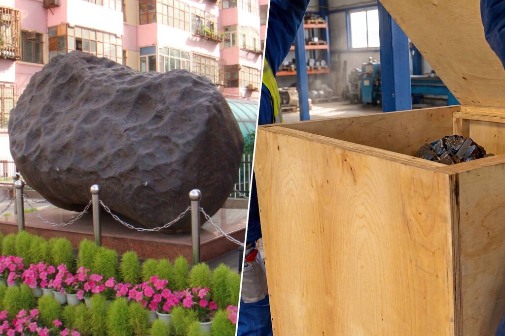 La Aduana rusa abrió una caja que supuestamente era "un adorno de jardín": encontró un meteorito de 2,5 toneladas