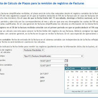 Nueva calculadora para conocer los plazos del SII de la Agencia Tributaria 