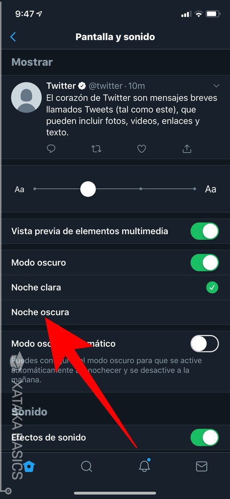 Cómo activar el nuevo modo oscuro totalmente negro de Twitter