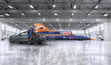 Andy Green Bloodhound SSC Jaguar F-Type