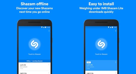 Shazam Lite se suma a las aplicaciones ligeras, ocupa menos de un mega