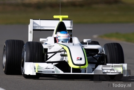 Primeras imágenes del BGP 001, el primer monoplaza de Brawn GP
