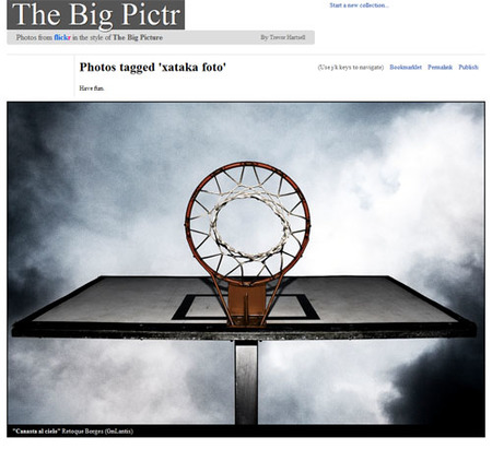 The big Pictr, crea tu propio "The big Picture" con las fotos de flickr