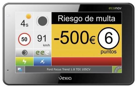 Vexia desarrolla un navegador que te indica la sanción y los puntos en tiempo real