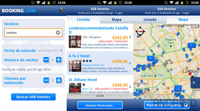 Booking.com para Android