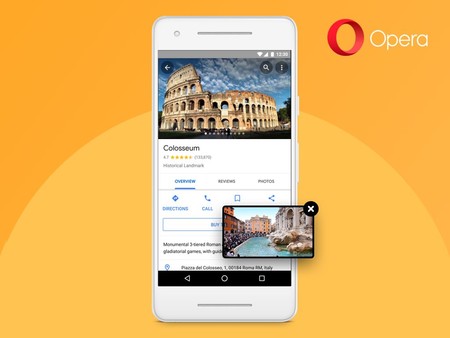 Opera para Android alcanza la versión 50 y se actualiza con reproducción de vídeo Picture in Picture