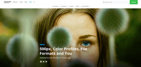 500px se renueva con soporte para mayor número de perfiles de color y nuevos formatos de imagen