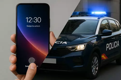 policia huella dactilar movil