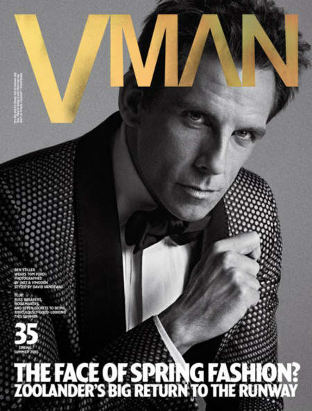 Zoolander No.2: la mirada acero azul de Ben Stiller en portada doble de VMAN