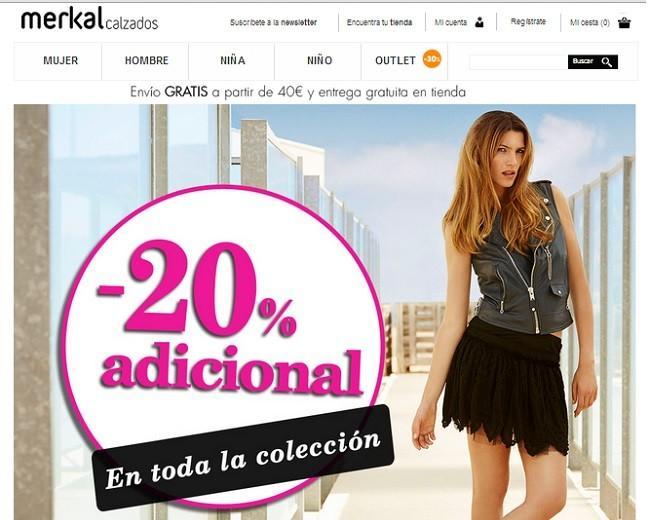 Descuento adicional del 20% en toda la colección de Merkal