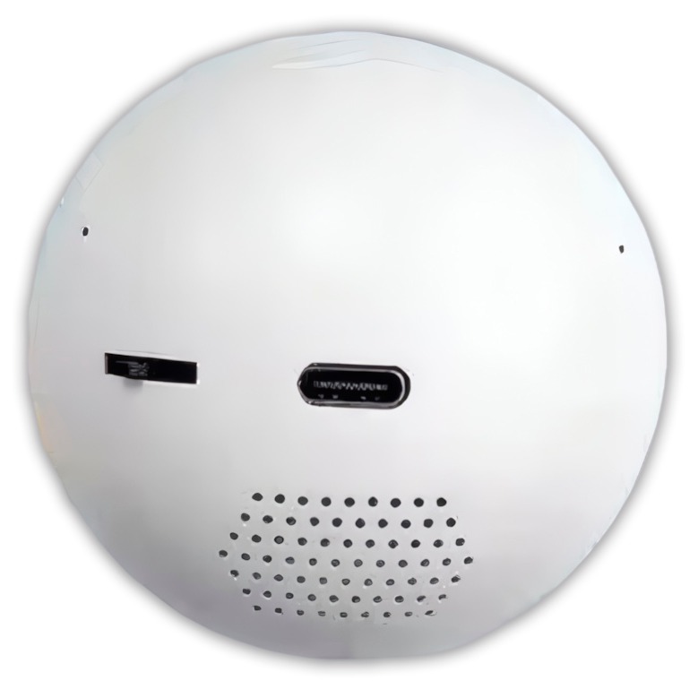 Bola de cristal recargable con bocina