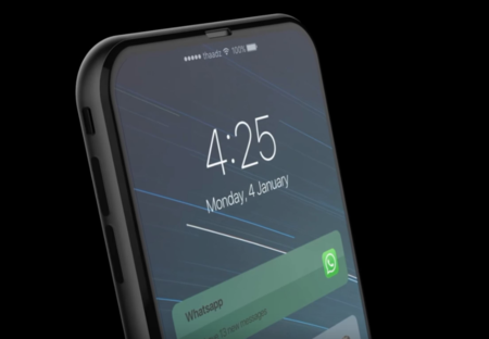 Este render filtrado podría ser del iPhone 8: bordes mínimos y una cámara vertical