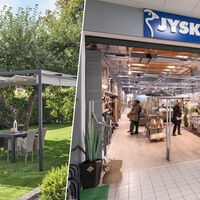 Jysk liquida su pérgola más bonita y funcional para dar sombra en la terraza: es elegante y tiene lamas orientables