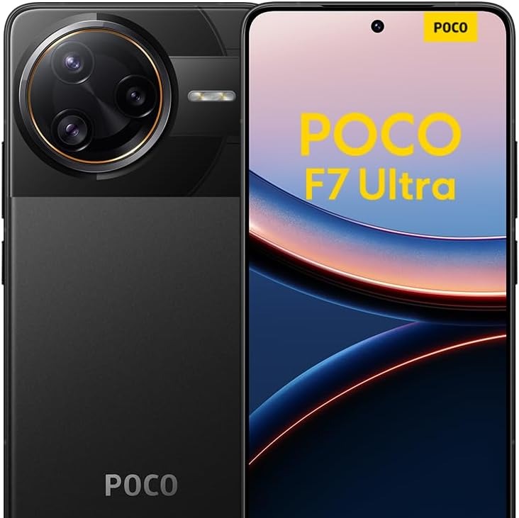POCO F7 Ultra 5G Smartphone 6.67" AMOLED 12/256GB 5300mAh 120W Snapdragon 8 Elite Negro