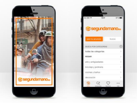 El móvil y Segundamano.es: 45% del tráfico total y nueva app para iOS