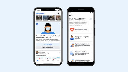 Facebook está lanzando una nueva sección para desmentir bulos sobre el coronavirus y recomendar buenas prácticas