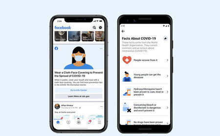 Facebook está lanzando una nueva sección para desmentir bulos sobre el coronavirus y recomendar buenas prácticas