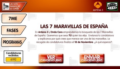Elige tú mismo las 7 maravillas de España