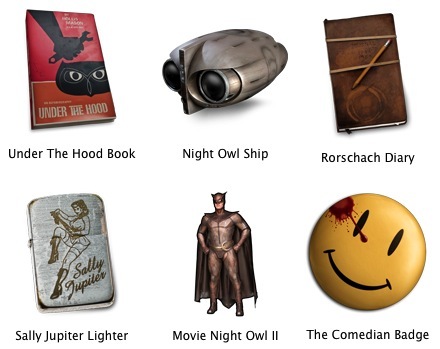 Iconos de Watchmen para Mac OS X