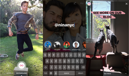 Instagram sigue mejorando Stories, esta vez con enlaces y menciones, entre otros