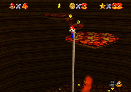 Cómo obtener el Elevate Tour en la estrella volcánica de Lethal Lava Land 2 Super Mario 64 World7 Star6 02