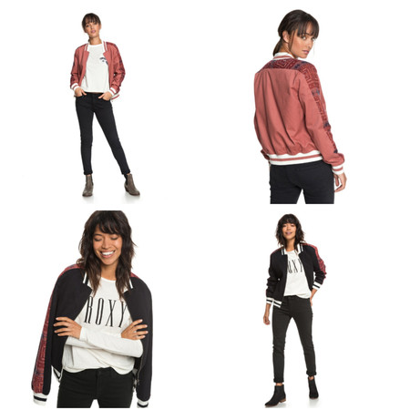 Esta bomber para chica está en la web de Roxy por 53,99 euros y envío gratis