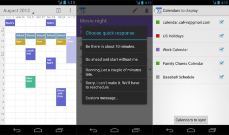 Google Calendar para Android