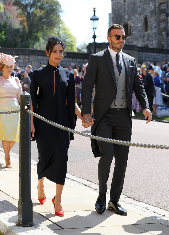 boda harry meghan victoria beckham