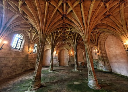 Oseira Pueblo Galicia Bonito Monumento Monasterio Escapada Rural Invierno Espana