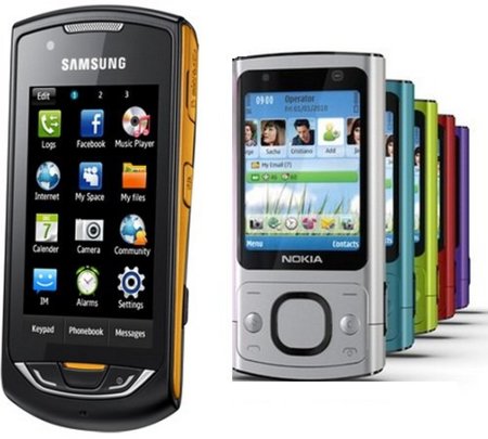 Precios Samsung Onix y Nokia 6700 con Vodafone. Nexus One y Nokia E72 entre otras novedades de mayo