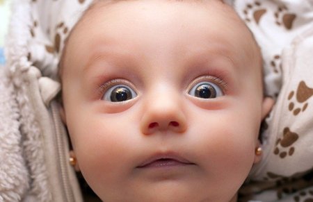 La foto de tu bebé: Iraia sorprendida