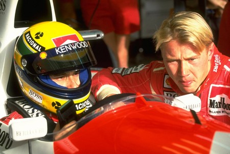 Senna Hakkinen F1 Mclaren 1993